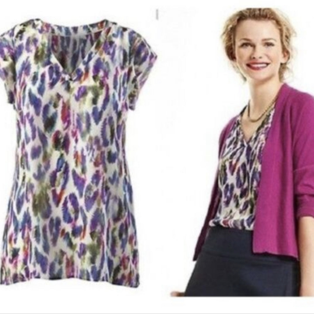 EUC✨ CABI women's medium colorful blouse - Picture 9 of 10